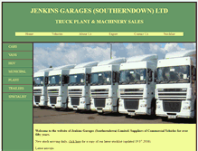 Tablet Screenshot of jenkinsgarages.co.uk